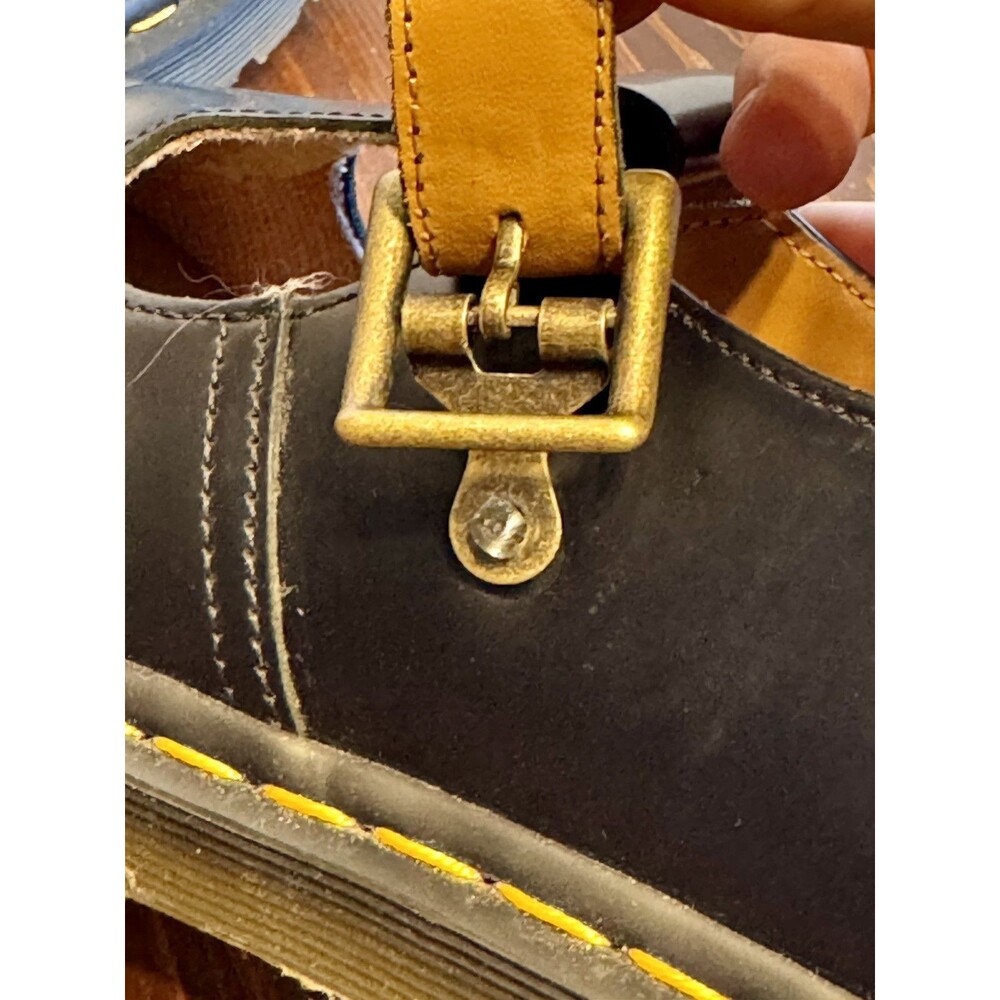 NWOT Dr. Martens POLLEY Smooth Leather Women Mary Jane Shoes Size 6 Black *READ* - Picture 11 of 13